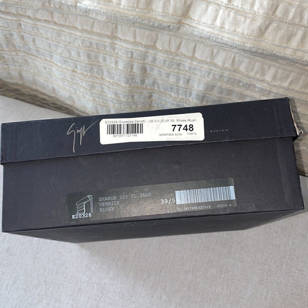 GIUSEPPE ZANOTTI Sharon Vernice Leather Blush Platform, SZ 9.5 - Picture 7 of 7